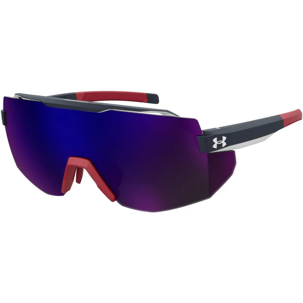 Under Armour Squad Rimless Shield Sunglasses w/ Mirror Lens - Uasquad