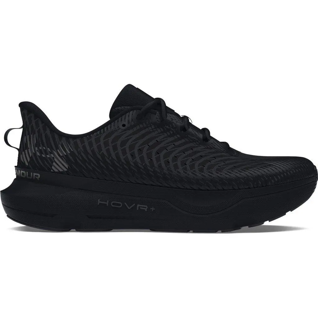 Under Armour Mens Infinite Pro Running Shoes - UA Hovr+ Cushioning - Black-ANTHRACITE
