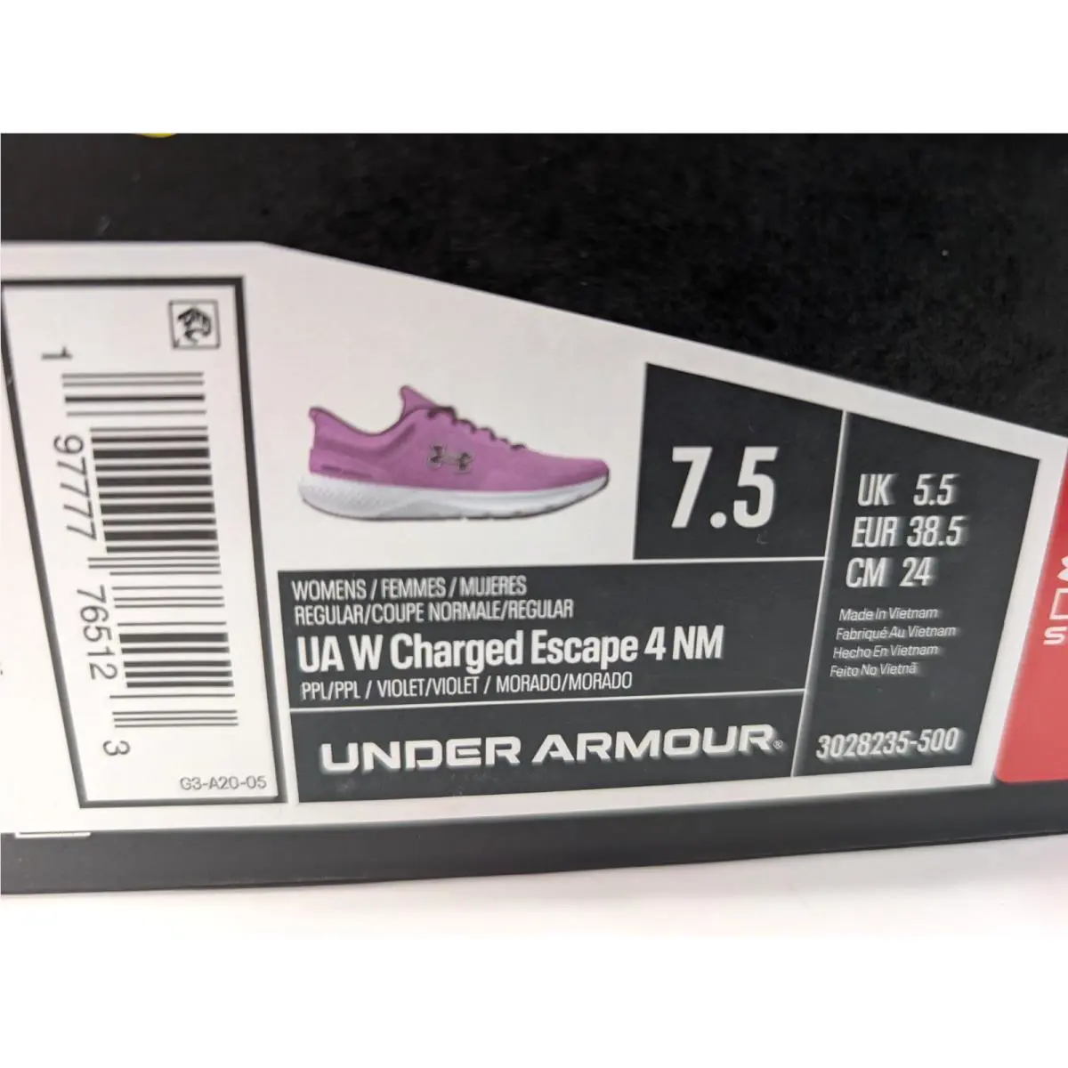 Under Armour shoes - Under Armour UA Charged Escape 4 - 3028235-500 - Purple 8