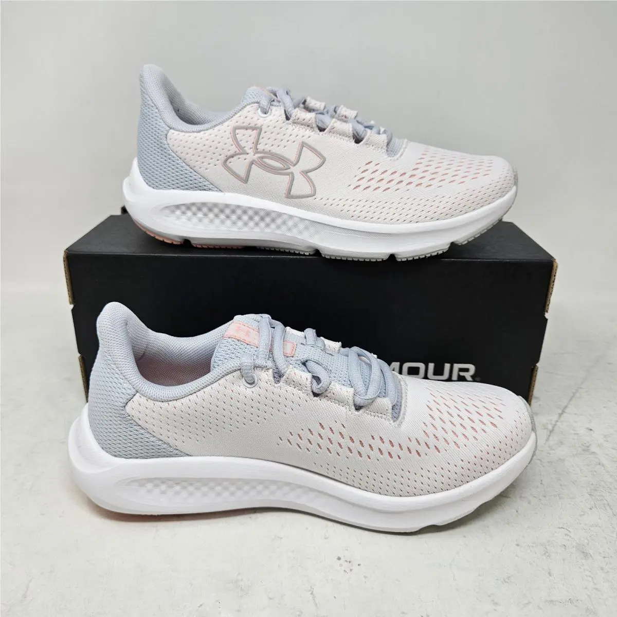 Under Armour shoes - Under Armour Charged Pursuit 3 - 3026523-101 - White / Pink Fizz (UPC: 196884141943) 0