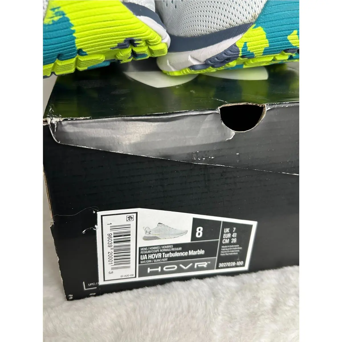 Under Armour shoes - Under Armour UA HOVR Turbulence - 3027028-100 - White 10