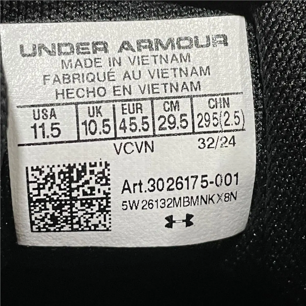 Under Armour shoes - Under Armour Charged Assert 10 - 3026175-001 - Black (UPC: 196039914620) 10
