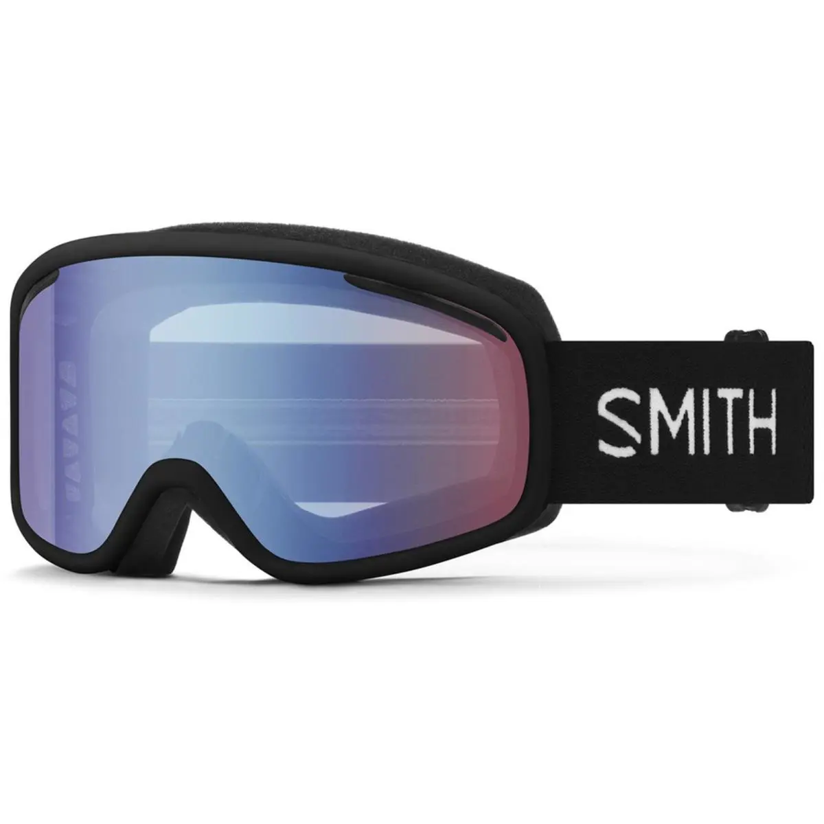 Vogue Women`s Snow Goggles w/ Fog-x Anti Fog Inner Lens - M00759 Black/Blue Mir (QJ99ZF) by Smith Optics