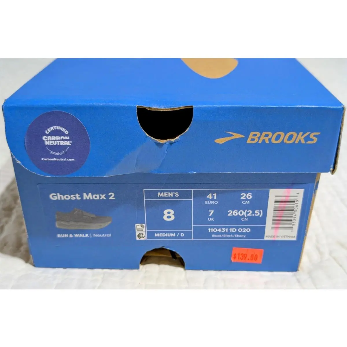 Brooks shoes - Ghost Max 2 - Ghost Max - 110431-1D-020 - Black 2