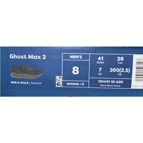 Brooks shoes - Ghost Max 2 - Ghost Max - 110431-1D-020 - Black 5