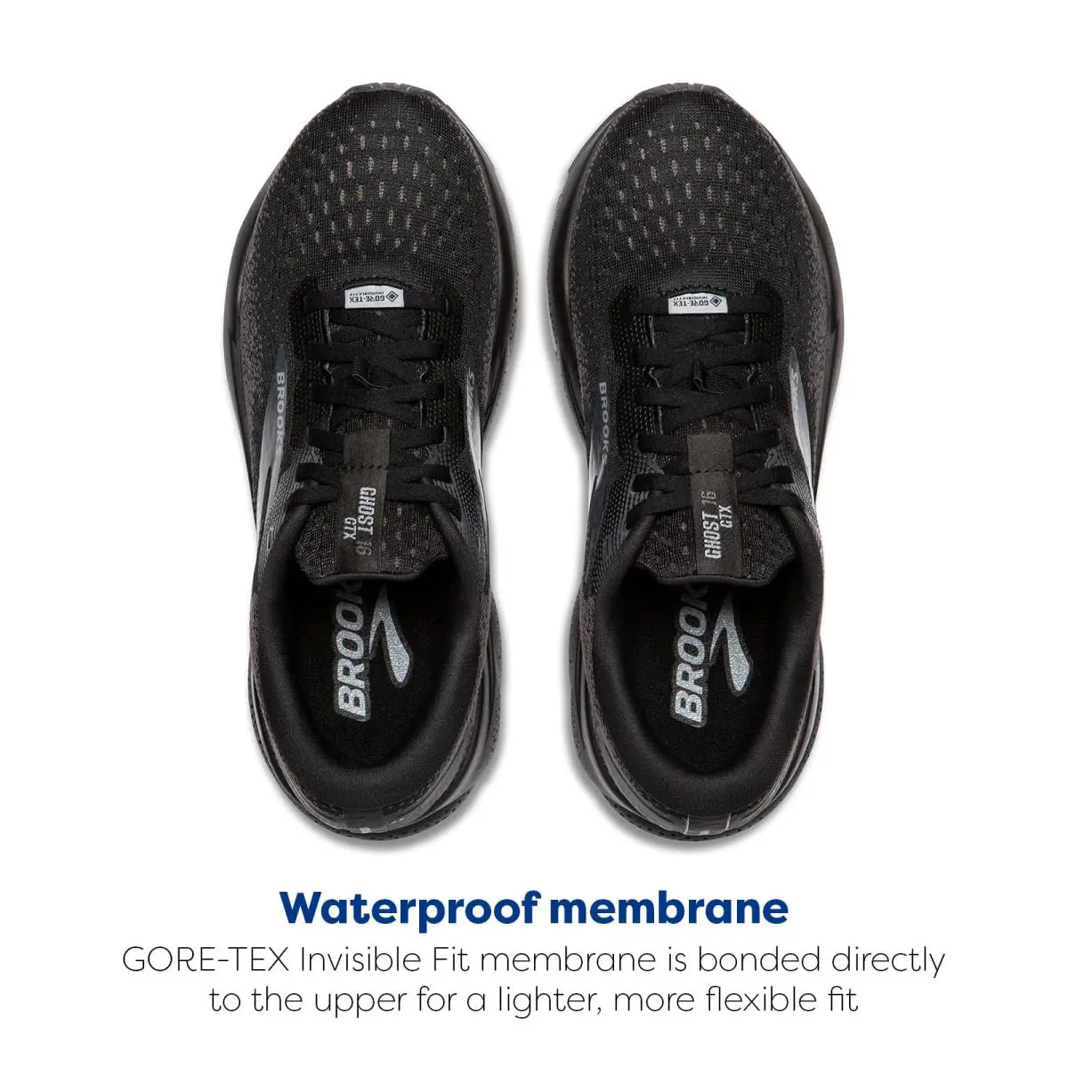 Brooks shoes - Brooks Ghost 16 GORE-TEX - Ghost - 110430-1D-020 - Black (UPC: 195394502459) 2