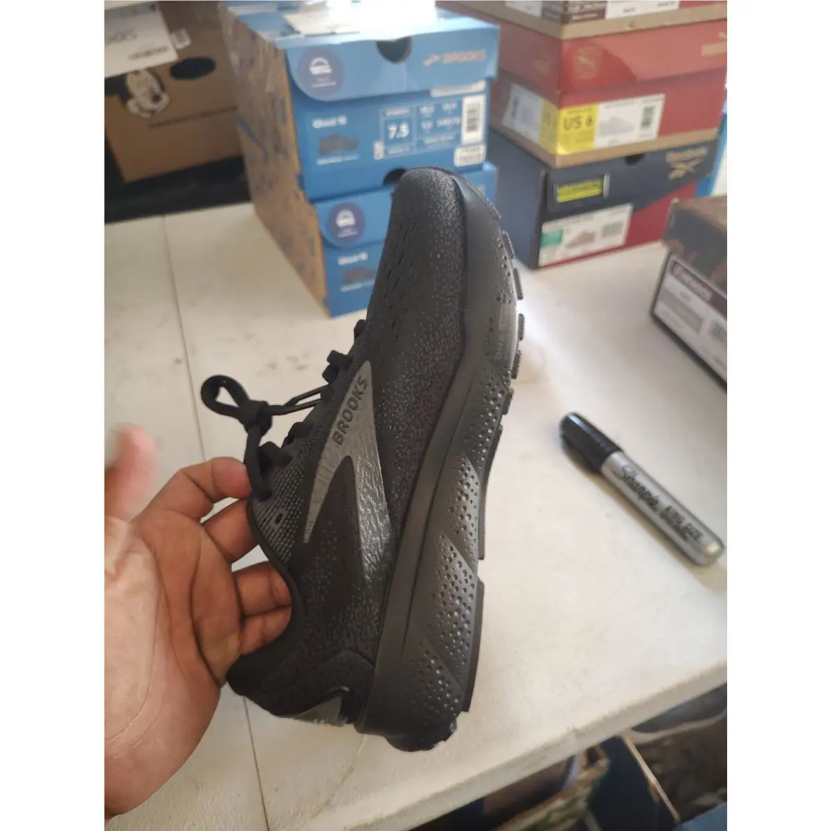 Brooks shoes - Brooks Ghost 16 - Ghost - Almond Peach/Coconut/Purple 2