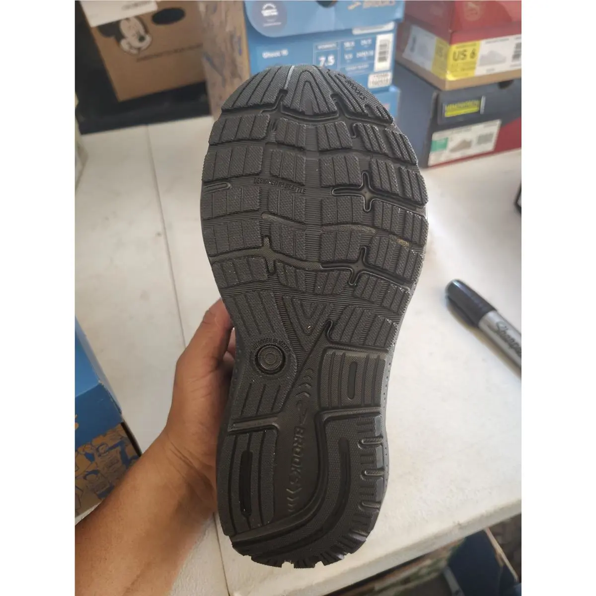 Brooks shoes - Brooks Ghost 16 - Ghost - Almond Peach/Coconut/Purple 3