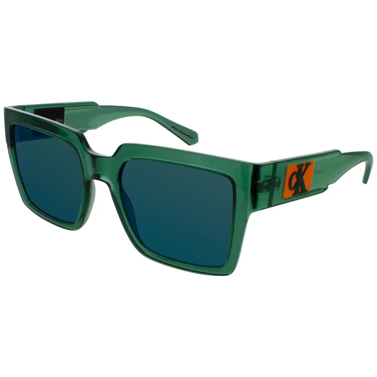 Calvin Klein CKJ23622S-300 Sunglasses 53mm - Frame: GREEN, Lens: GREEN