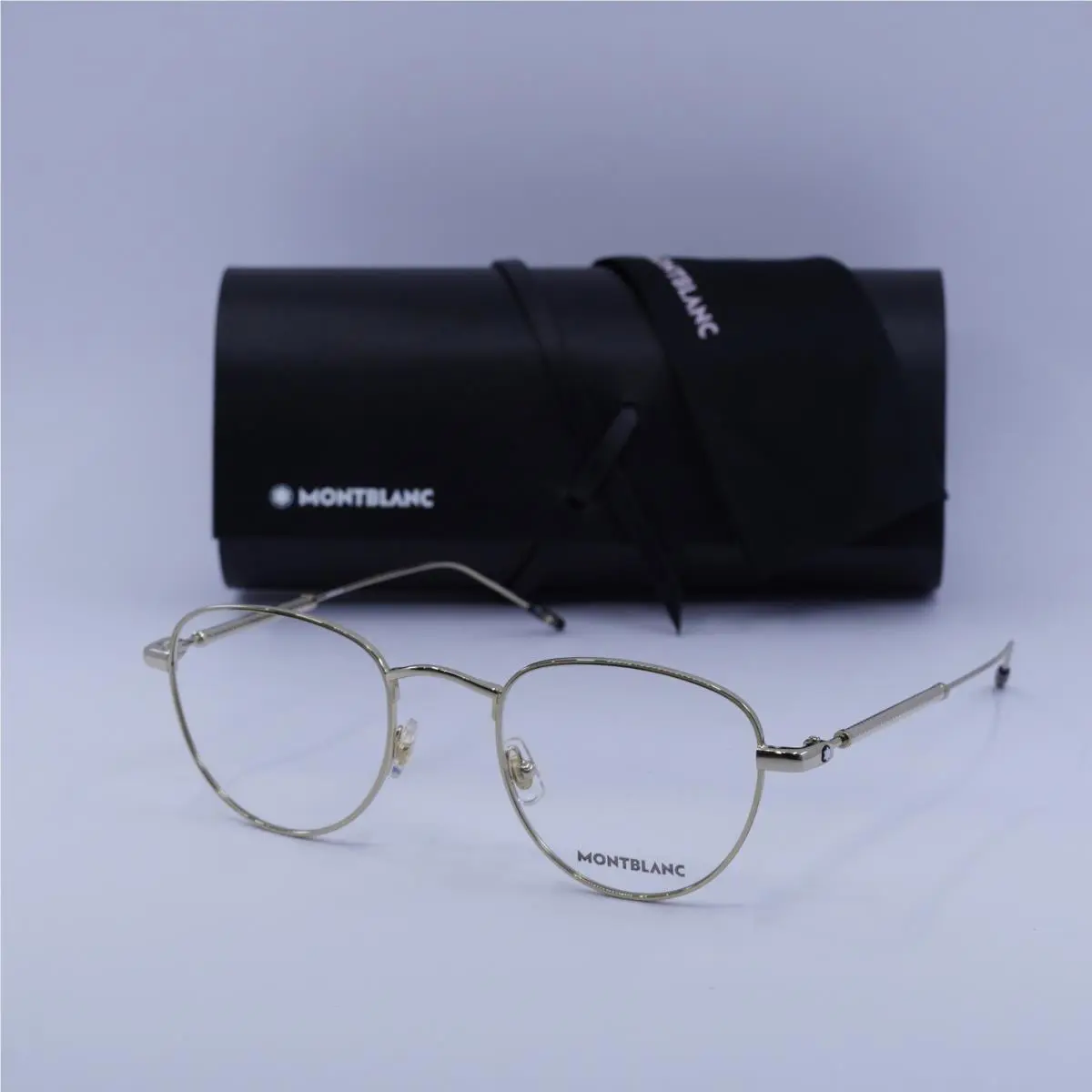 Montblanc MB0111O 002 Gold 49mm Eyeglasses