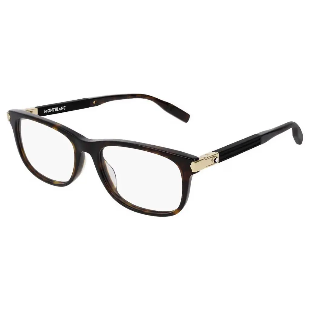 Montblanc MB0036O 003 Havana Demo 54MM Eyeglasses 54-18-145