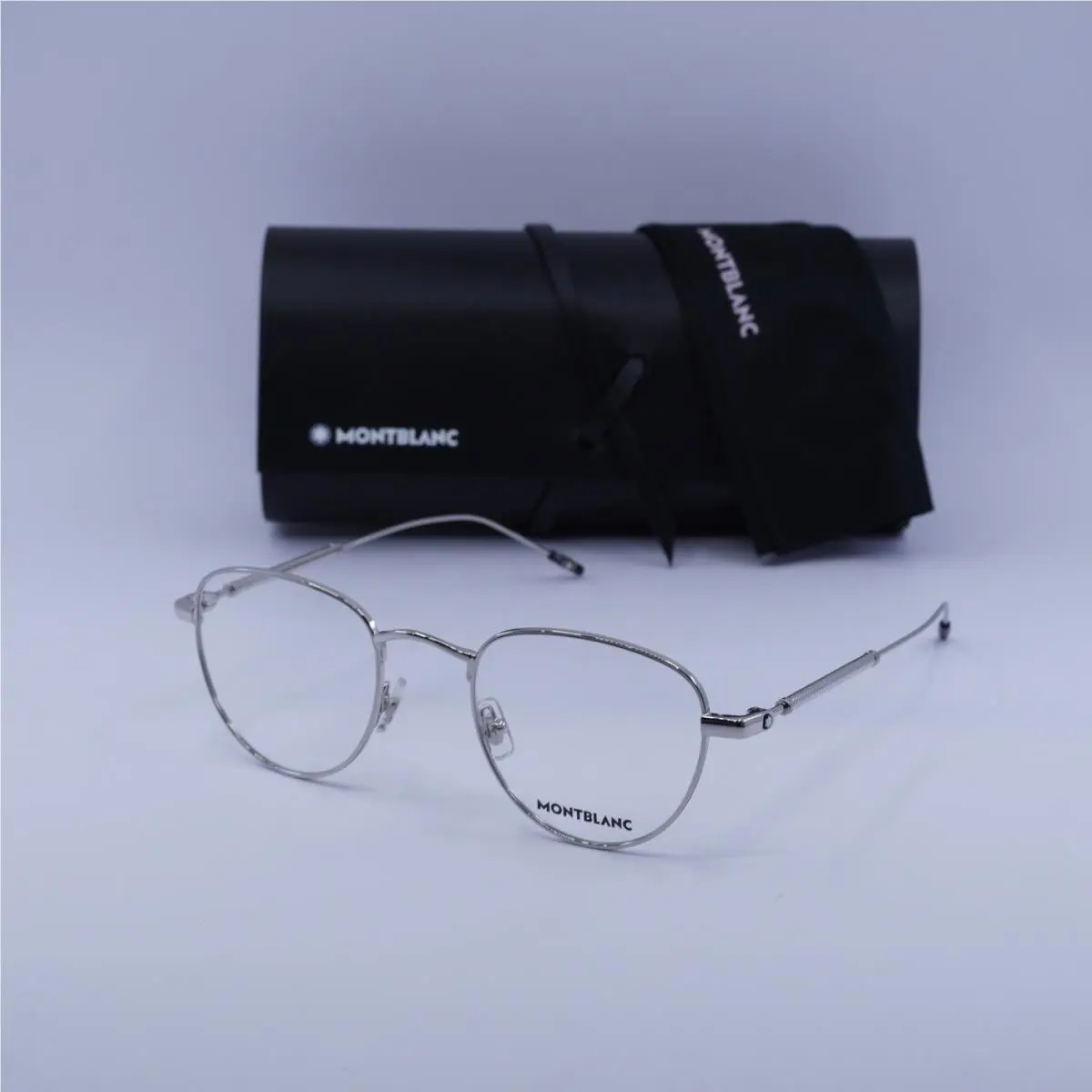 Montblanc MB0111O 001 Silver 49mm Eyeglasses