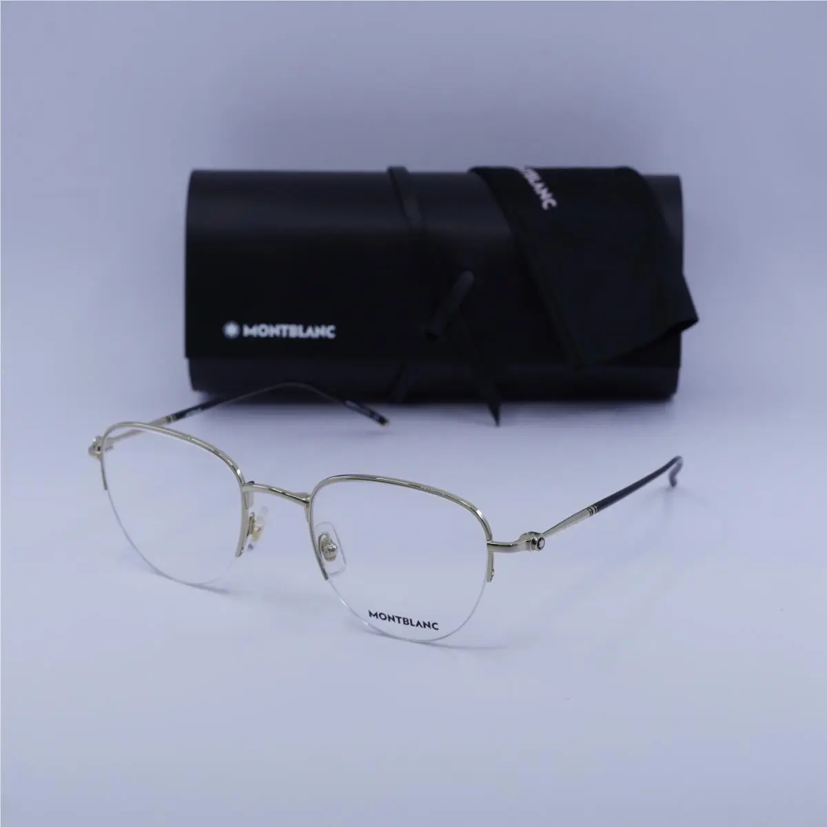 Montblanc MB0129O 004 Gold 52mm Eyeglasses