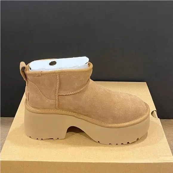 UGG shoes - Classic Ultra Mini New Heights - Chestnut 5