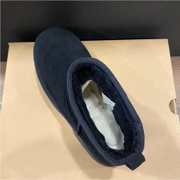 UGG shoes - Classic Ultra Mini New Heights - Black 7