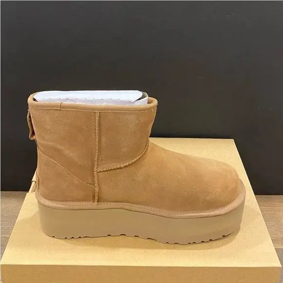 UGG shoes - Classic Mini Platfrom - Classic Mini Platfrom - Chestnut 0