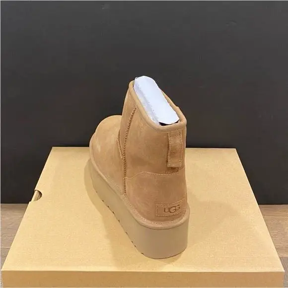 UGG shoes - Classic Mini Platfrom - Classic Mini Platfrom - Chestnut 1