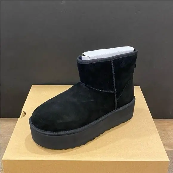 UGG shoes - Classic Mini Platfrom - Classic Mini Platfrom - Black 3
