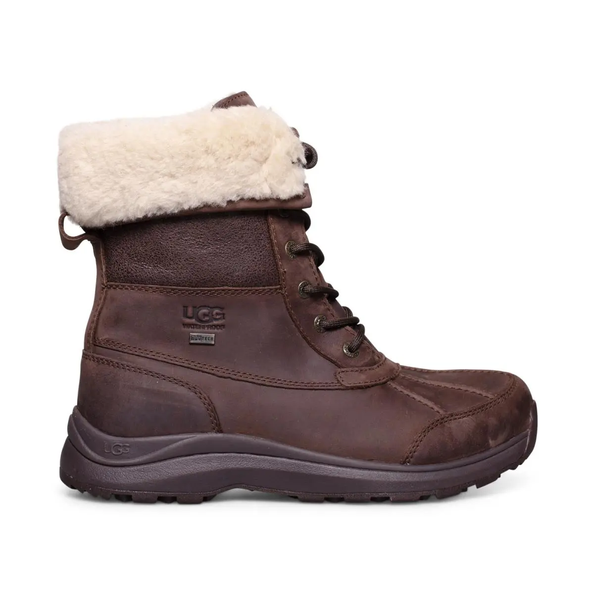 Ugg Adirondack Boot Iii Distressed Burnt Cedar Leather Women`s Boots Size US 5