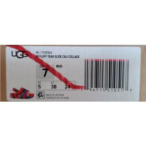 UGG shoes - UGG YEAH - YEAH - Red Cali Colorful 4