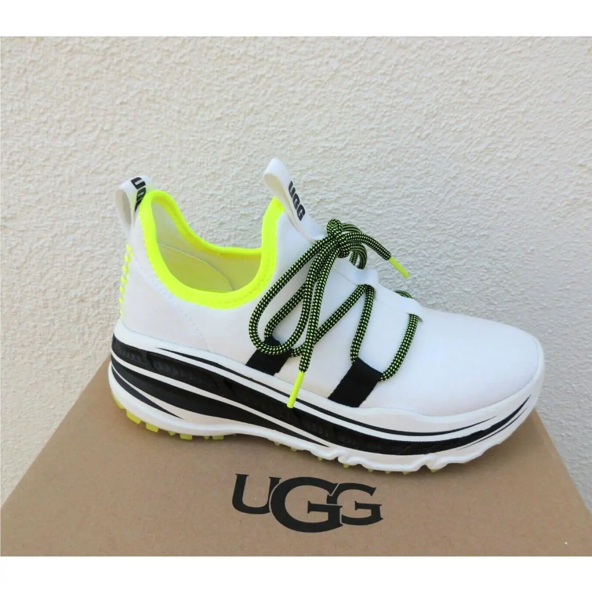 UGG shoes - UGG Lace Runner - Lace Runner - White (UPC: 192410812417) 0