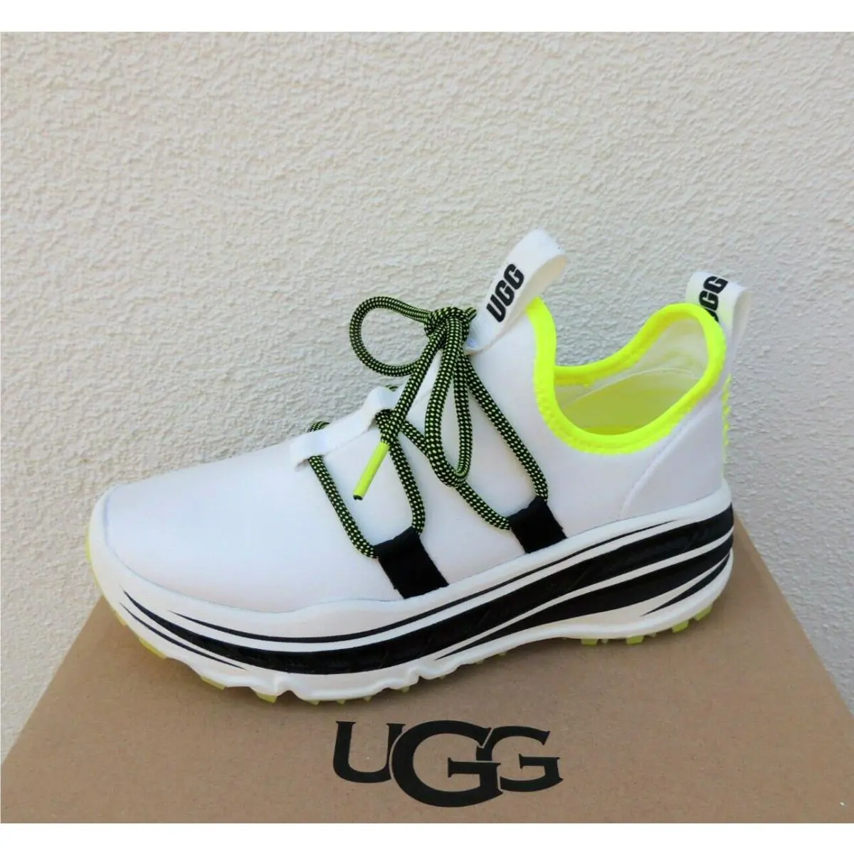 UGG shoes - UGG Lace Runner - Lace Runner - White (UPC: 192410812417) 1