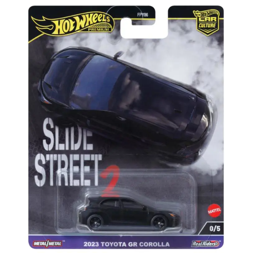 Chase Hot Wheels Premium Car Culture Slide Street 2 2023 Toyota GR Corolla
