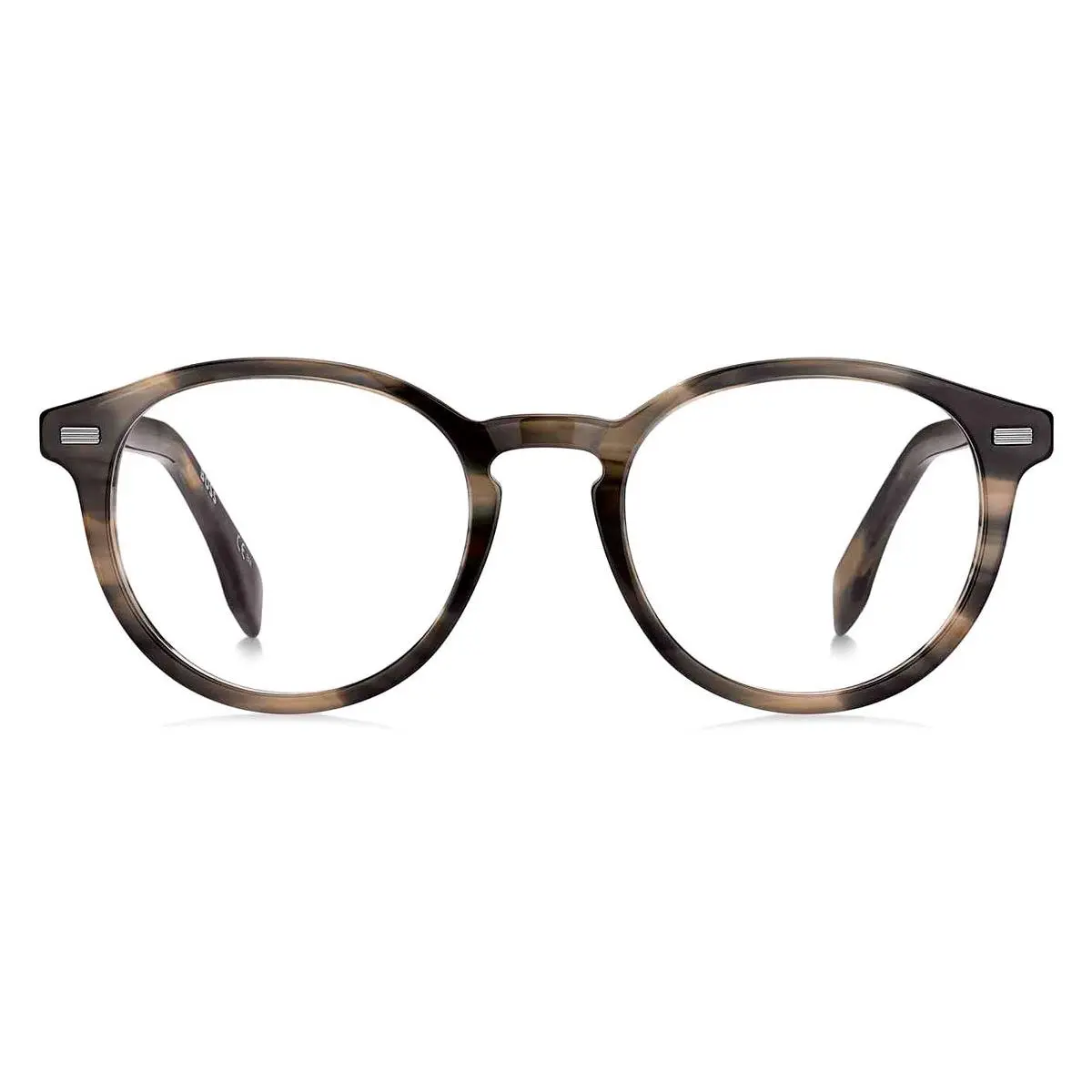 Hugo Boss 1367 Eyeglasses Men Gray Brown Oval 50mm