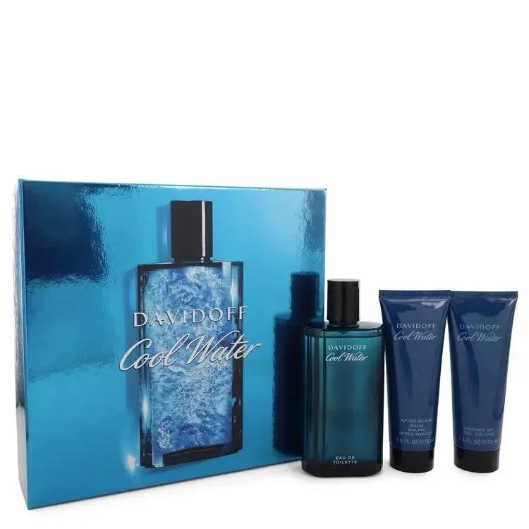 Cool Water Gift Set Edt Eau De Toilette Spray  4.2oz/125ml For Men by Davidoff