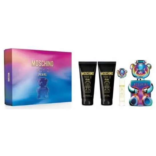 Moschino Toy 2 Pearl 4 Pc Set 3.4 Oz Edp 0.34 Oz Edp 3.4 Oz Bsg 3.4 Oz BL