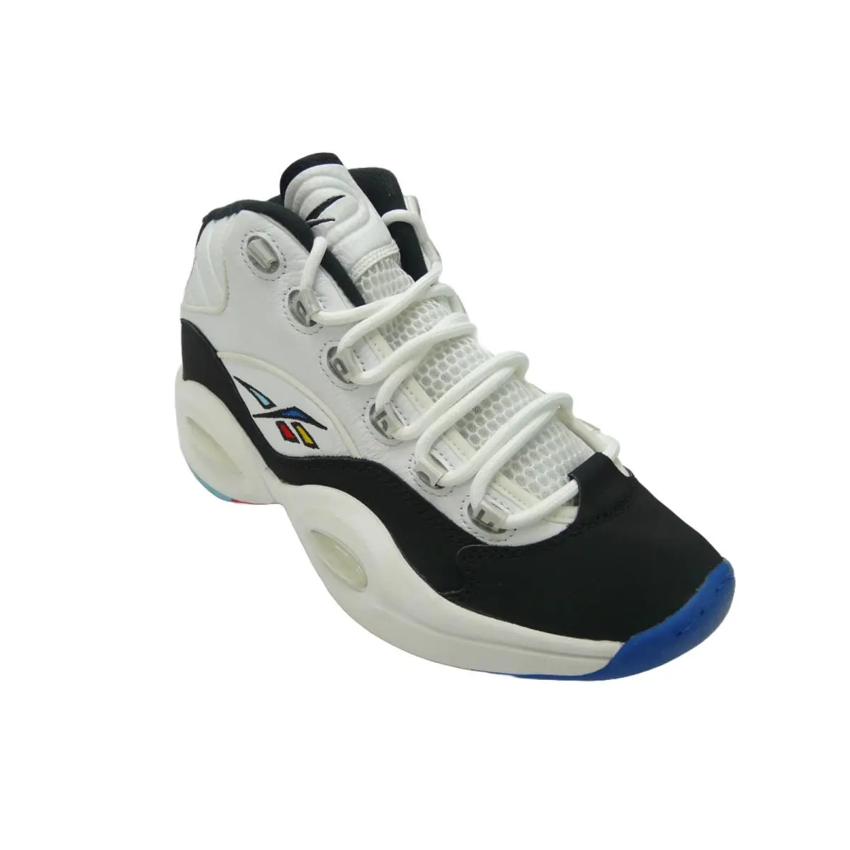 Reebok Question Mid Hall of Fame Class`16 Men`s Iverson Basketball Shoes US 11D - White
