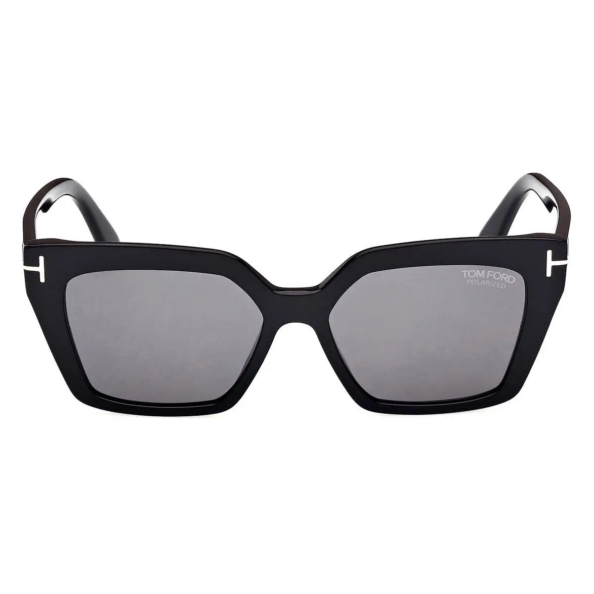 Tom Ford Winona FT1030 Sunglasses Female Shiny Black 53mm - Frame: Shiny Black, Lens: Smoke Polarized