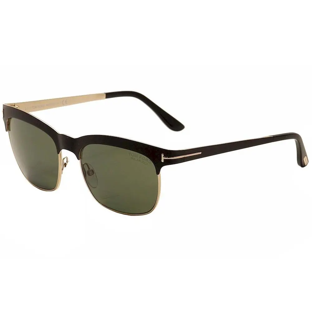 Tom Ford Elena TF437 TF/437 05R Black/gold Fashion Polarized Sunglasses 54mm