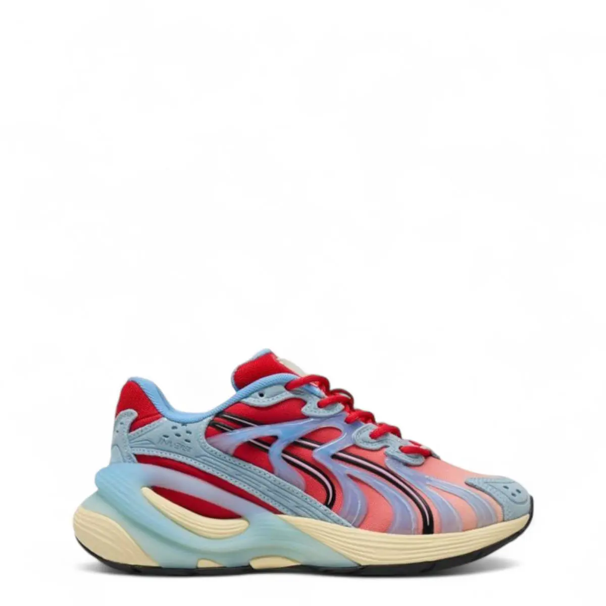 Puma shoes - Puma Inverse - Inverse - 402892 01 - Creamy Vanilla/For All Time Red/Team Light Blue 4