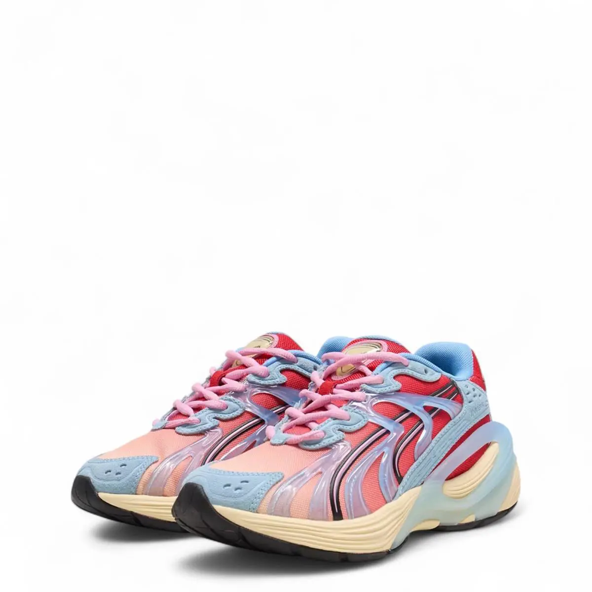 Puma shoes - Puma Inverse - Inverse - 402892 01 - Creamy Vanilla/For All Time Red/Team Light Blue 5