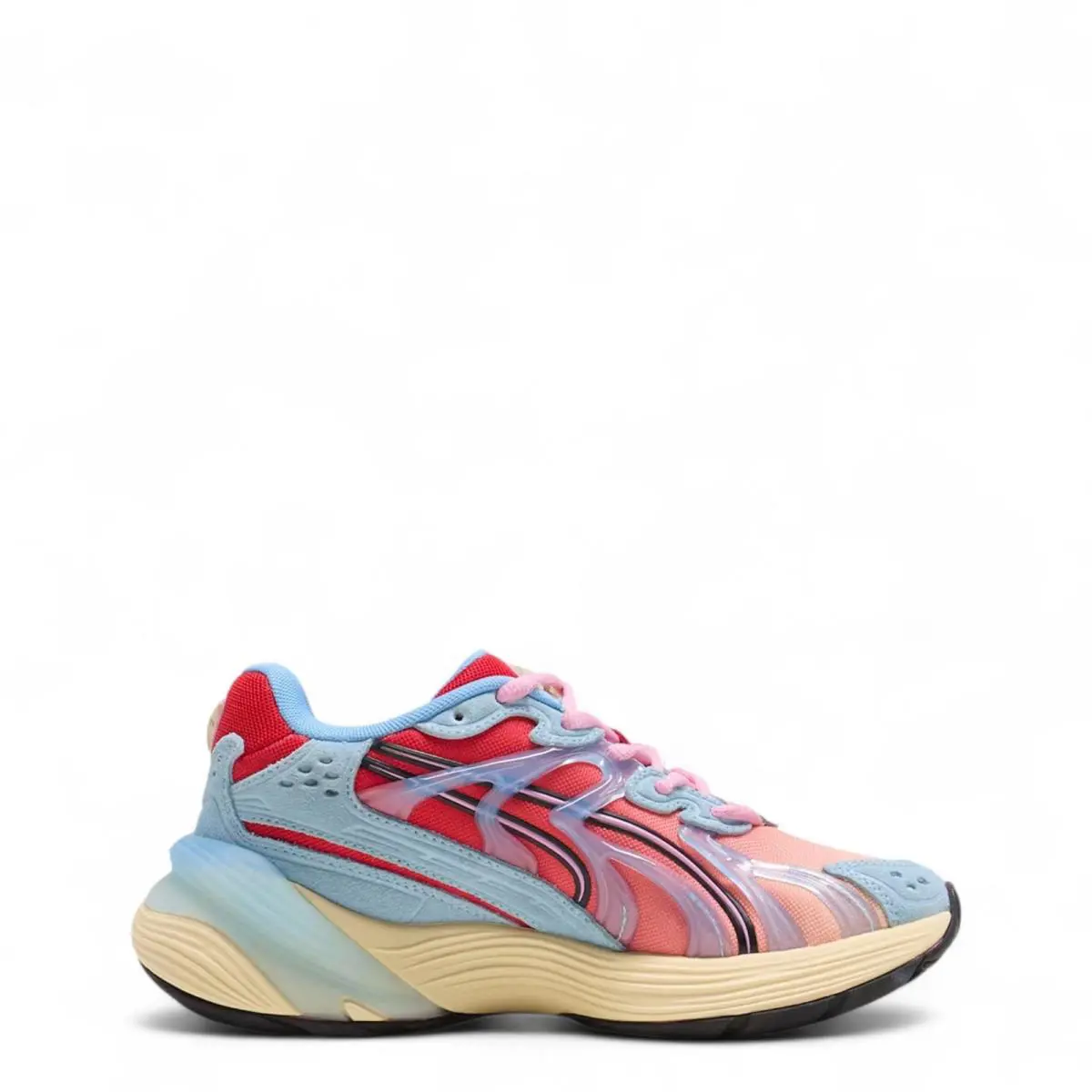 Puma shoes - Puma Inverse - Inverse - 402892 01 - Creamy Vanilla/For All Time Red/Team Light Blue 6
