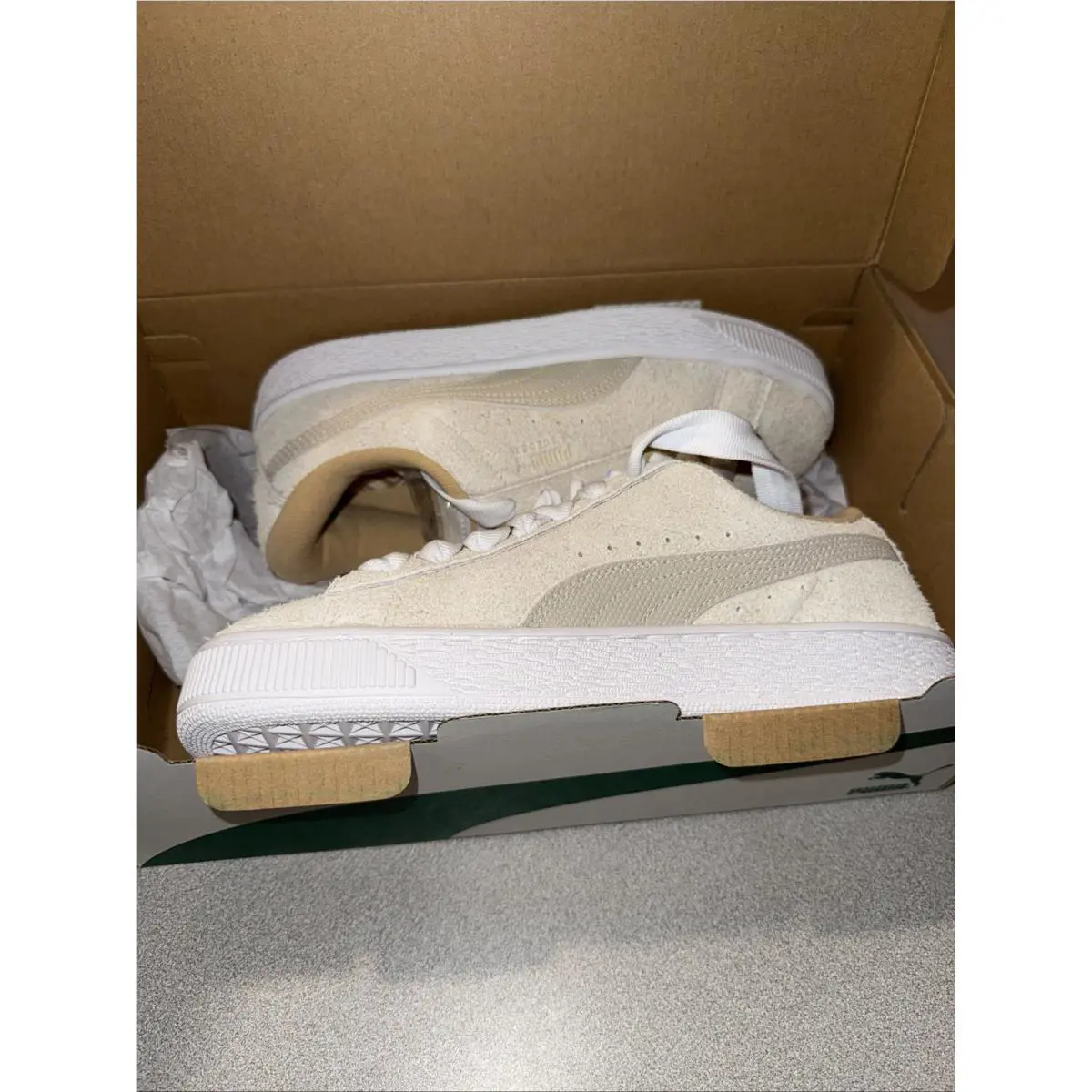 Puma shoes - Puma Suede XL Hairy - Suede Hairy - 39830901 - Beige 6