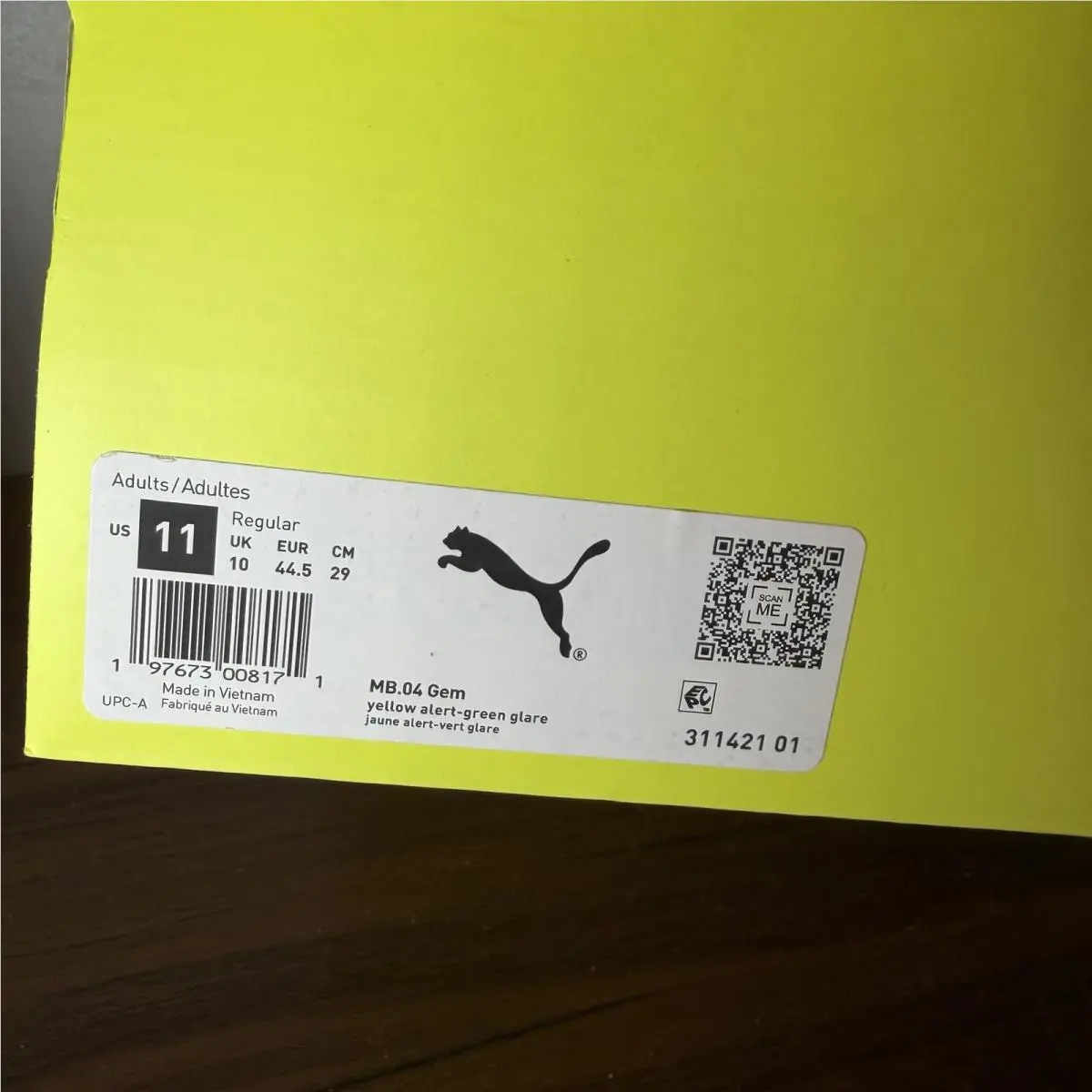 Puma shoes - PUMA MB 01 - 311421-01 - Yellow 10