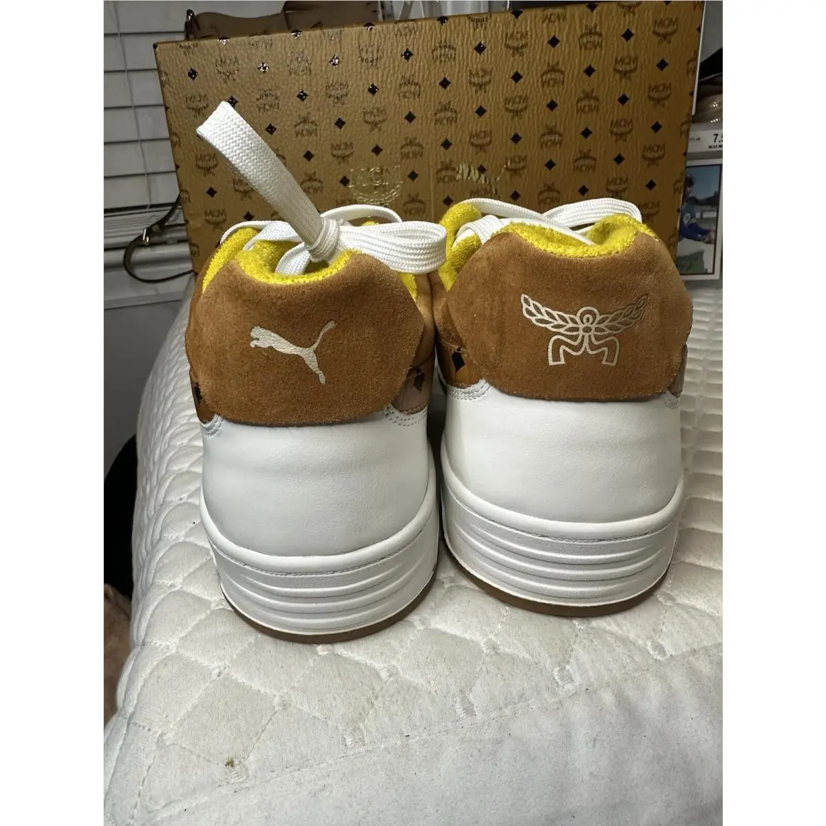 Puma shoes - PUMA Slipstream - Slipstream - 38766501 - Brown, White, Yellow (UPC: 195101356238) 3
