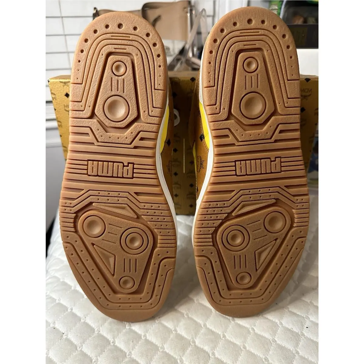 Puma shoes - PUMA Slipstream - Slipstream - 38766501 - Brown, White, Yellow (UPC: 195101356238) 6