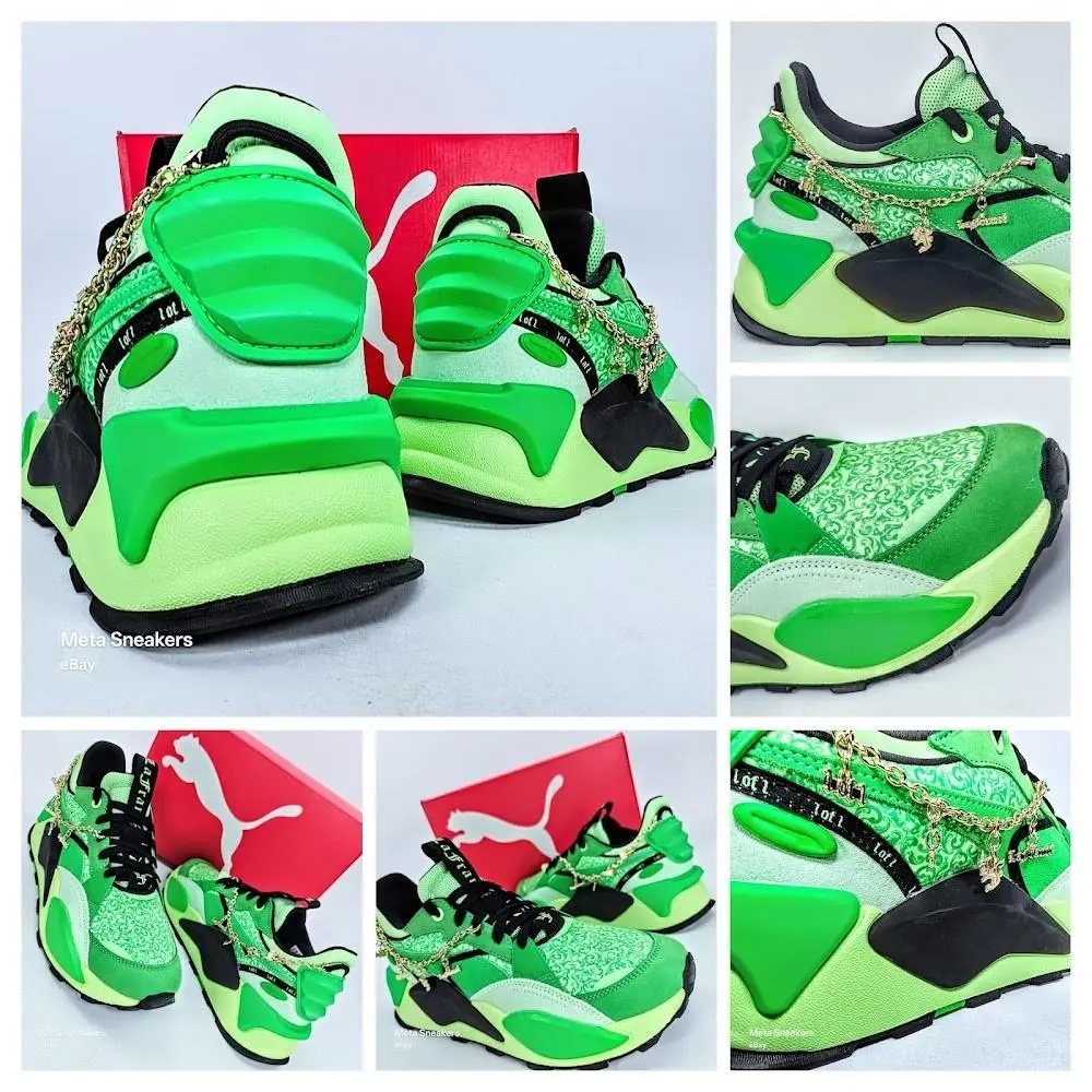 Puma shoes - PUMA RS-XL - 395032-01 - Green/Spring Fern/Black 19