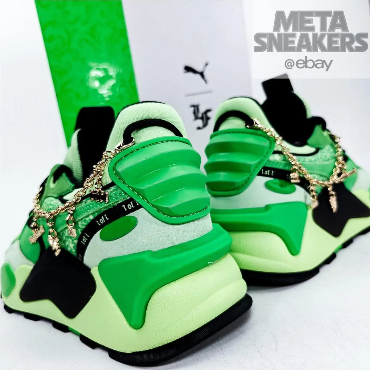 Puma shoes - PUMA RS-XL - 395032-01 - Green/Spring Fern/Black 1