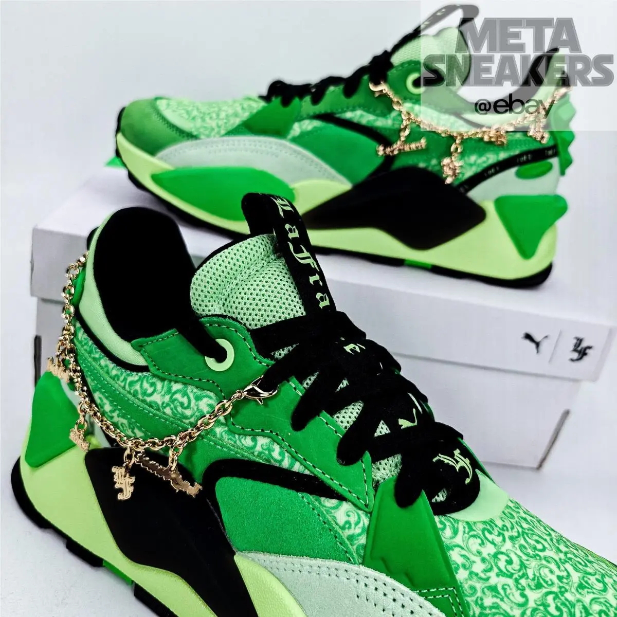 Puma shoes - PUMA RS-XL - 395032-01 - Green/Spring Fern/Black 6