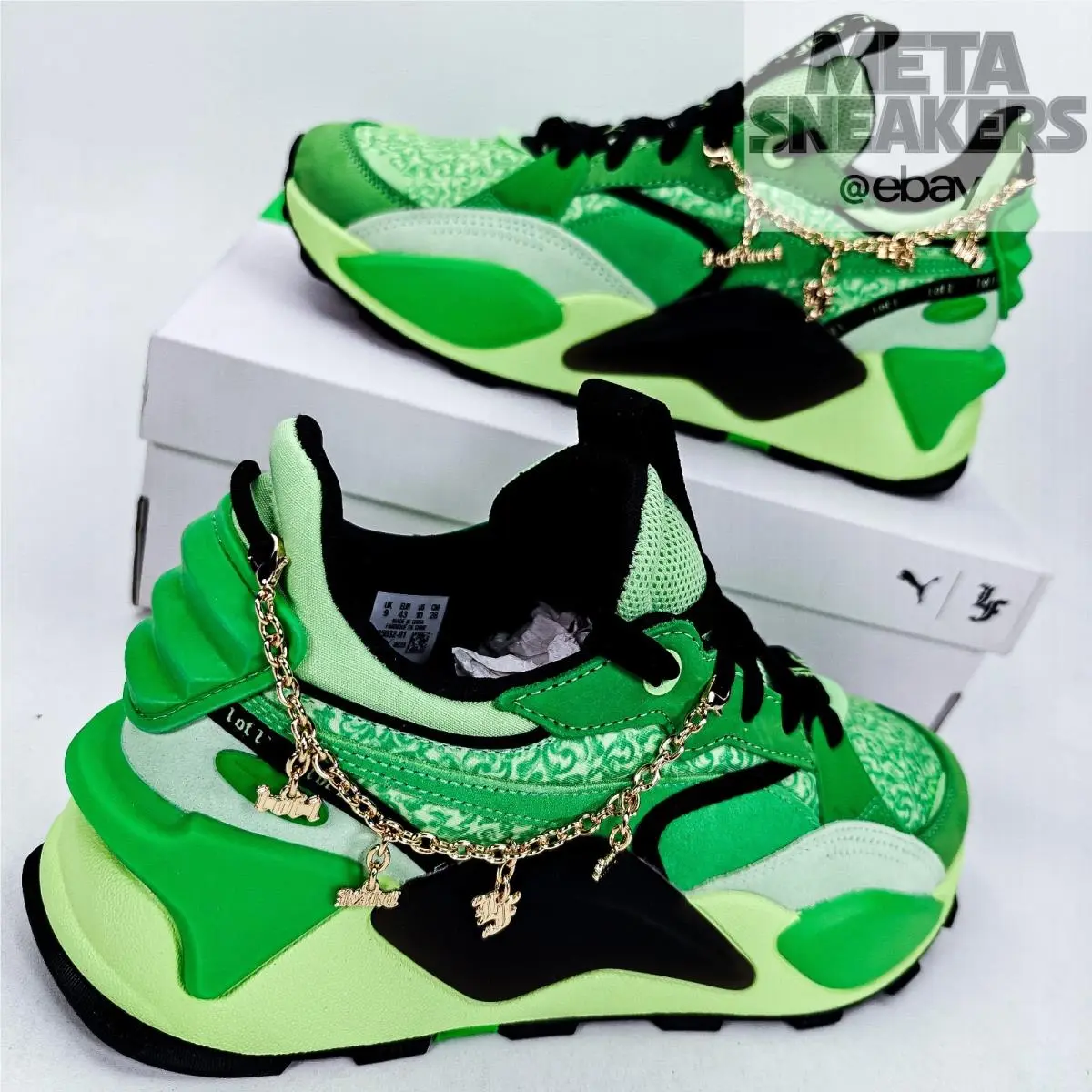 Puma shoes - PUMA RS-XL - 395032-01 - Green/Spring Fern/Black 7