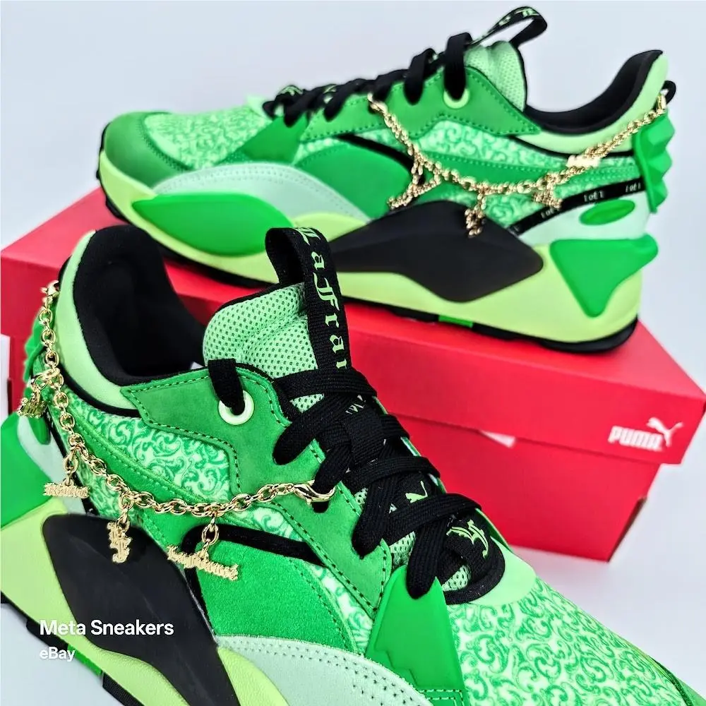 Puma shoes - PUMA RS-XL - 395032-01 - Green/Spring Fern/Black 10
