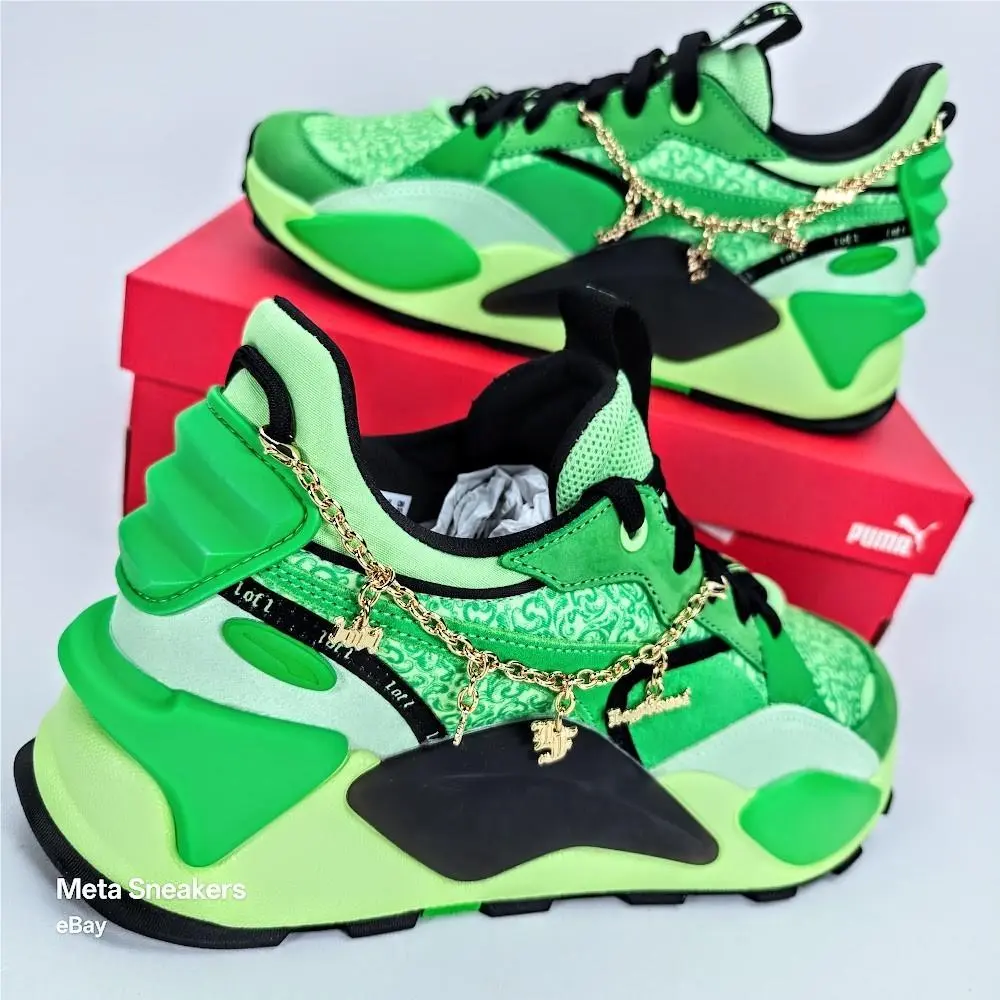 Puma shoes - PUMA RS-XL - 395032-01 - Green/Spring Fern/Black 11