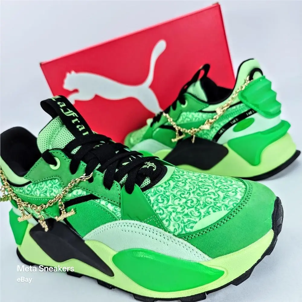 Puma shoes - PUMA RS-XL - 395032-01 - Green/Spring Fern/Black 1