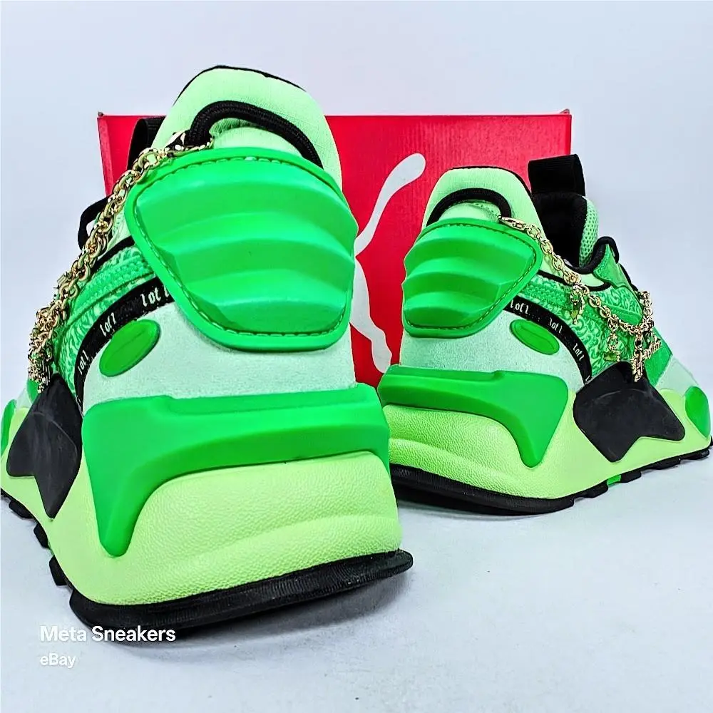 Puma shoes - PUMA RS-XL - 395032-01 - Green/Spring Fern/Black 3