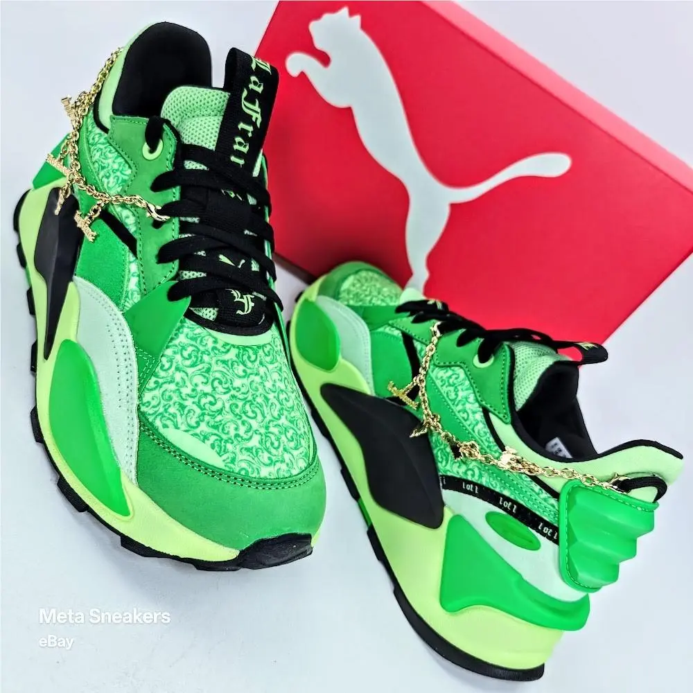 Puma shoes - PUMA RS-XL - 395032-01 - Green/Spring Fern/Black 4