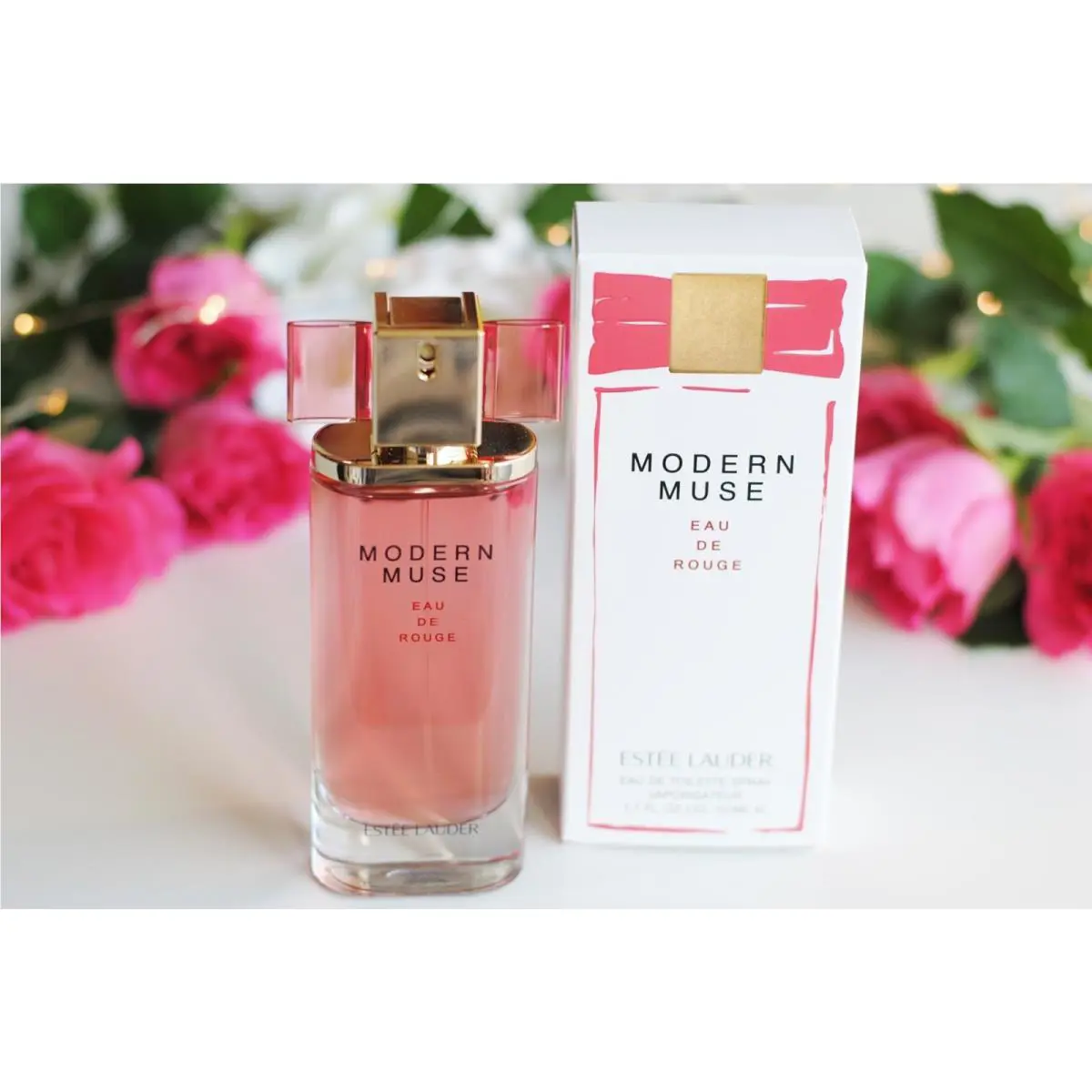 Women Estee Lauder Modern Muse Eau De Rouge Edt Spray 3.3 Oz -100ml / Nib/rare